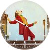 joker famous stairs cy wall clock