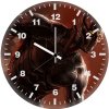black panther roar ro wall clock