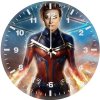 captain marvel brie larson 4l wall clock