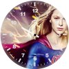 supergirl lightning wy wall clock