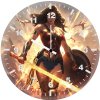 courage of wonder woman lf wall clock