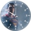 man of steel digital art 8y wall clock