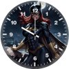batgirl speeding into action ve wall clock