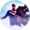 superman comic art y2 wall clock