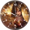 wonder woman amazing artwork shield pn wall clock