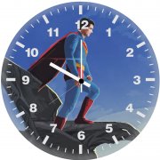 distant superman 6h wall clock