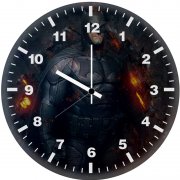 batman dark 6k wall clock