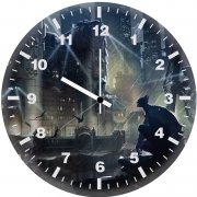 bat man gotham city w8 wall clock