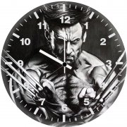 wolverine monochrome sc wall clock