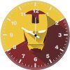 iron man mask minimal art h4 wall clock