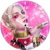 harley quinn gs wall clock