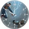 batman vs superman fight scene n8 wall clock