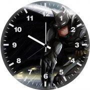 batman illustration new v8 wall clock