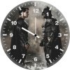 dark knight and man of steel ij wall clock