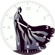 batman bi wall clock