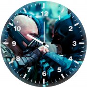 batman and bane je wall clock
