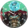 mysterio hand on spiderman mask x2 wall clock