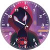 miles morales spider verse artwork o7 wall clock