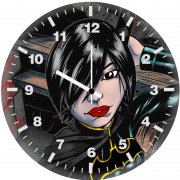 batgirl fanart js wall clock
