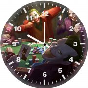 joker poker 1b wall clock