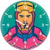 iron man art 0v wall clock