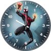 spider man high flying antics k6 wall clock