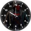 red hood glowing eyes 4c wall clock