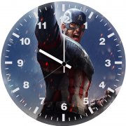 captain america stormbreaker iq wall clock