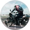 captain america on harley davidson motorcycle artwork qj wall cl