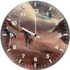 diana and bruce saving flash from superman 0u wall clock