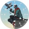 miles morales moments 3p wall clock