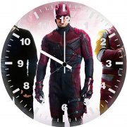 all the daredevil suits ob wall clock