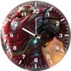hulkbuster art wi wall clock
