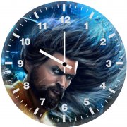 aquaman artwork 75 wall clock