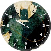 batman new minimalism js wall clock