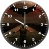 batman and bane hc wall clock