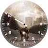 iron man wings 9x wall clock
