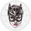 catwoman face artwork we wall clock