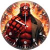 hellboy evolution cw wall clock