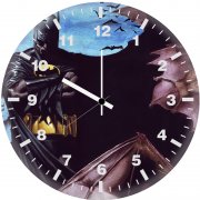 bat man sketch n8 wall clock