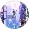 spider man in chinatown w1 wall clock