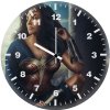 wonder woman in themyscira lj wall clock