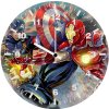 iron man captain america art 4x wall clock