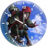 spiderman against the void mr wall clock