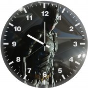 batman knight coming y0 wall clock