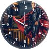 dc hero superman 4k wall clock