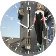 gwen stacy roof walk jh wall clock