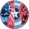 iron man and captain america rl wall clock