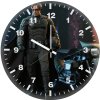 the batman with batcycle me wall clock