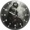 bat shield vy wall clock